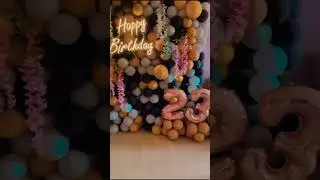 23rd Birthday Surprise Decor || Av Events || Hyderabad || #23rdbirthday #decor #shorts #events