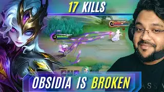 This New Marksman is SECRETLY BROKEN! 🤯 Mobile Legends new hero Obsidia META Build 🔥