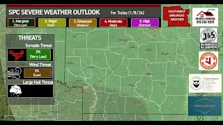 LIVE: Non-Stop Severe Weather Coverage January 8th, 2026