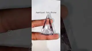 Amethyst Cut Stone #amethyst #cutstone #stone #natural #crazystone