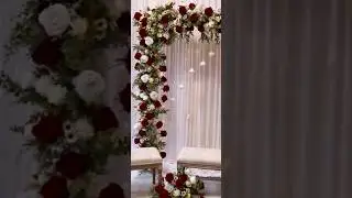 best wedding decoration ideas DIY wedding backdrop #shorts #shortsfeed #weddingdecor