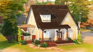 STYLISH BEACH FAMILY COTTAGE 🌊 | The Sims 4 Speed Build