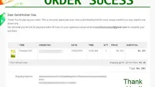 Perfect way to buy freedom 251 smart phone @($3.67)|| Booking Closed