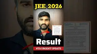 JEE Main Result 2026 NTA URGENT Update🚨✅ Major Changes | JEE Main Result 2026|Final answer key 2026