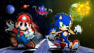 Mario VS Sonic: Space Race!