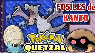 KABUTO, AERODACTYL, and OMANYTE LOCATION - KANTO FOSSILS in POKEMON QUETZAL UPDATE 8.2