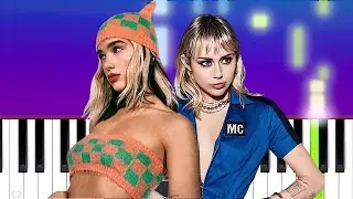 Miley Cyrus ft Dua Lipa - Prisoner | Piano Tutorial