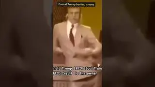 video surfaces of Donald Trump hitting it at the soul train. is he giggin? #donaldtrump #soultrain