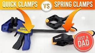 IRWIN Quick-Grip Clamps vs TOLESA Spring Clamps COMPARISON