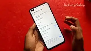 Realme 6 Pro Data usage Notifications and Realtime network speed settings
