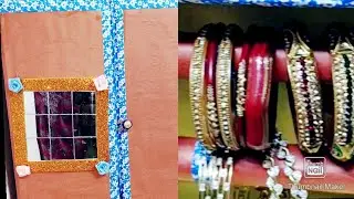 DIY Makeup Organizer/ Cosmetics Storage/ Multipurpose Bangle Box From Cardboard.