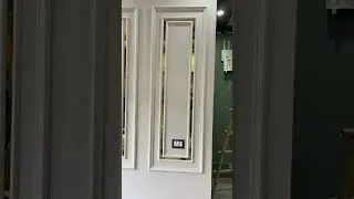 PVC wall moulding or golden patti  ￼