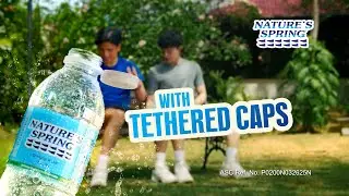 Level-Up Hydration with Nature&rsquo;s Spring Tethered Cap!
