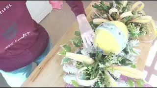 Quick & Whimsical: DIY Spring Easter Egg Floral Swag Tutorial