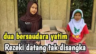 Senyum mereka pecah saat kami Sampaikan amanah dari donatur