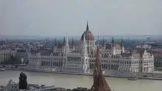 View of Hungarian Parliament Building from Matthias Church - Budapest