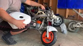 Restoring a x1 pocket bike part-2