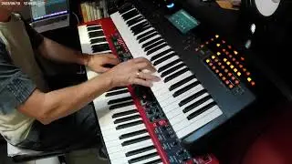 Solo all'ultimo piano (Gianni MORANDI) - keyboard cover
