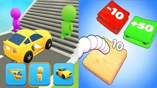 Shape Transforming VS Count and Bounce - Gameplay Walkthrough Android iOS