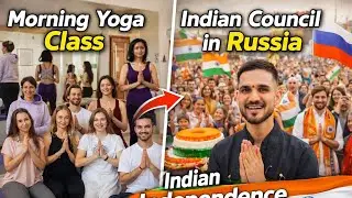 Yoga to Independence From Yoga Mat to National Pride”Celebrating India’s Independence Day in Russia”