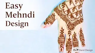 Easy Mehandi design | step-by-step simple Mehandi tutorial 