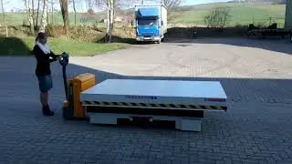 Elektrisch verfahrbarer Hubtisch ELS 2 13 Gruse