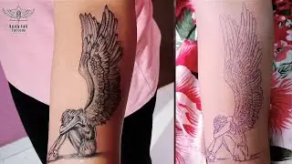 Angel Tattoo | Girls Forearm Tattoo |Best Tattoos for Women | Amazing Tattoos |Trending Tattoos 2023