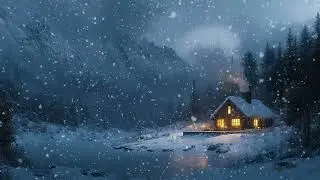 4K Extreme Blizzard in the High Mountains &mdash; Heavy Snowstorm Ambience for Deep Sleep