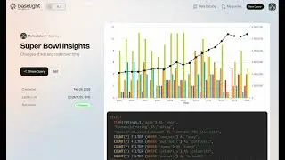 Creating Super Bowl Ads Insights with Baselight