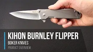 Boker Lucas Burney Design Kihon Titanium Frame Lock Flipper Overview