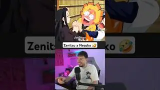 Nezuko habla con Zenitsu por primera vez 🤣 Reaccion #kimetsunoyaiba #demonslayer #anime
