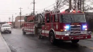 Passaic Fire Department Safety Chief Ladder 2 And Engine 2 Responding 3-9-22