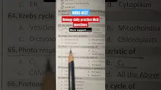 biology daily McQ Question Practice/model set of entrance Preparations/mcq of biology #viral #doctor