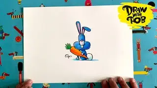 #DrawWithRob 52 Rabbit