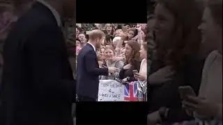Prince Harry Hugs Fan #shorts