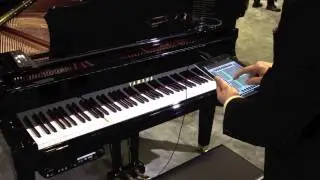 Arpeggionome Pro controlling a Yamaha Disklavier at NAMM 2013