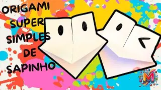 FAÇA UM SAPO DE ORIGAMI - SUPER FÁCIL