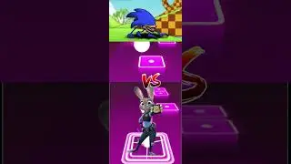 🎮 Tiles Hop: Battle Judy Hopps 🐰 vs Shiin Sonic ⚡🎶