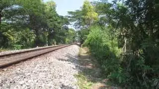 Handsome looking VATVA WDM3D displays raw power with Delhi Trivandrum LHB AC Winter Special Train
