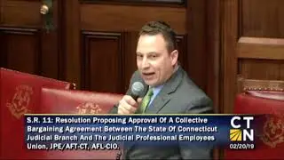 State Senator Rob Sampson comments on S R  11 Senate Session 2 20 19