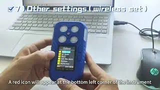 MST410 Portable multi-gas detector's Wireless Setting