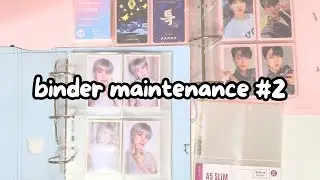 Binder maintenance #2 ✿ ateez + skz + meowcafe haul