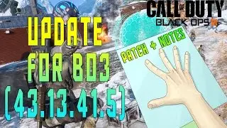 New Game Settings Update for Black Ops 3 Patch Notes | TDM Stays at 100 PT