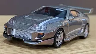 Toyota Supra Veilside Combat bodykit in Grey by MiniGT Diecast