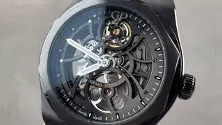 Girard-Perregaux Laureato Skeleton Black Ceramic 81015-32-001-32A - 42mm Hands On Review & Features