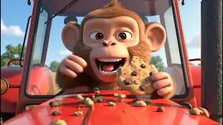 Monkey Funny  Kids Farm Learning