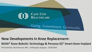 Virtual Event: ROSA&reg; Knee Robotic Technology & Persona IQ&reg; Smart Knee Implant