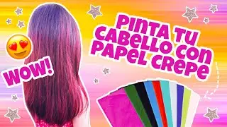 CABELLO DE COLOR FANTASÍA PARA NIÑAS / FÁCIL Y ECONÓMICO 😍👌