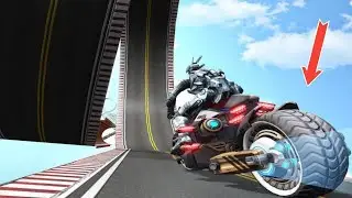 Extreme Bike Racing Games - Robot Bike Stunts Impossible - Ep7,8 Android IOS GamePlay 3D