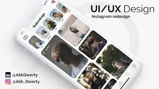 Instagram UI/UX Redesign Concept - Designed with Adobe XD